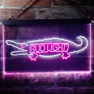 Bud Light Crocodile LED Neon Sign neon sign LED