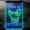 Bud Light Drink Up Dog LED Neon Sign