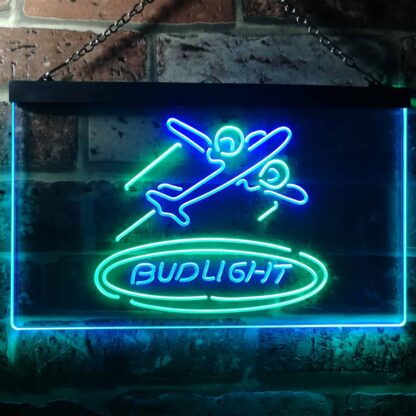 Bud Light Plane LED Neon Sign neon sign LED