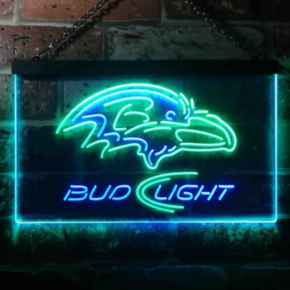 Baltimore Ravens Bud Light LED Neon Sign neon sign LED