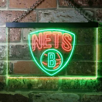 Brooklyn Nets Logo LED Neon Sign neon sign LED