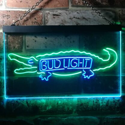 Bud Light Crocodile LED Neon Sign neon sign LED