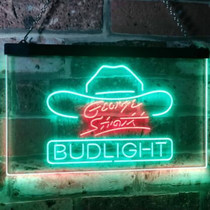 Bud Light George Strait LED Neon Sign neon sign LED