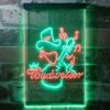 Budweiser Cowboy Guitar LED Neon Sign