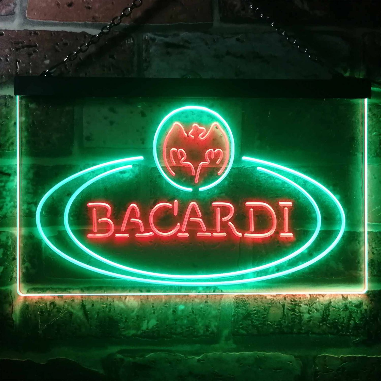 Bacardi Banner  Logo LED  Neon Sign  neon sign  LED  sign  shop What 