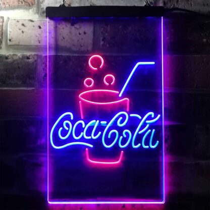 Coca-Cola Cup with Bubbles LED Neon Sign neon sign LED