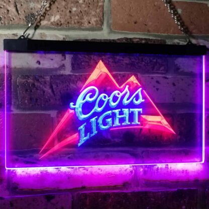 Coors Light Mountain LED Neon Sign neon sign LED