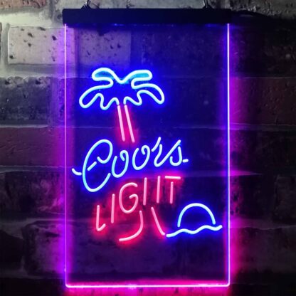 Coors Light Palm Tree LED Neon Sign neon sign LED