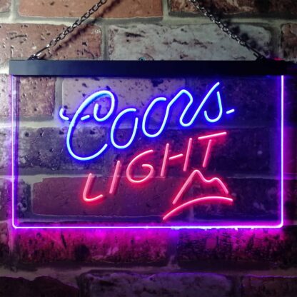 Coors Light Small Mountain LED Neon Sign neon sign LED