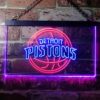 Detroit Pistons Logo LED Neon Sign