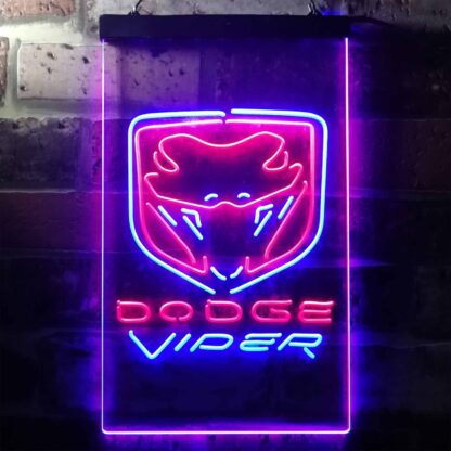 Dodge Viper Fangs LED Neon Sign neon sign LED