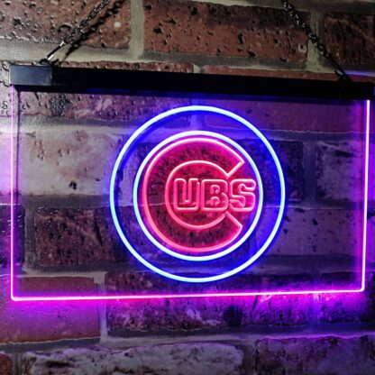 Chicago Cubs Logo 1 LED Neon Sign neon sign LED