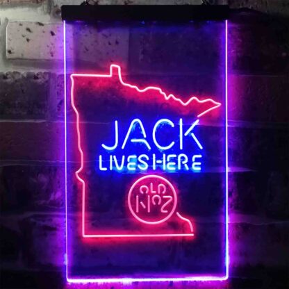 Jack Daniel's Jack Lives Here - Minnesota LED Neon Sign neon sign LED