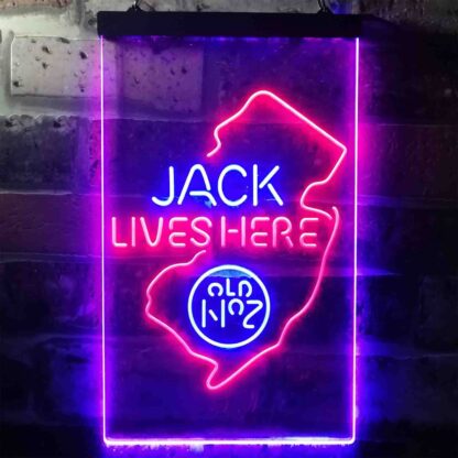 Jack Daniel's Jack Lives Here - New Jersey LED Neon Sign neon sign LED