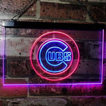 Chicago Cubs Logo 1 LED Neon Sign neon sign LED