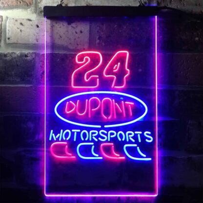 Dupont Motorsports 24 LED Neon Sign neon sign LED