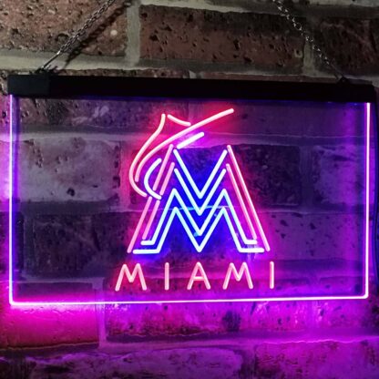 Florida Marlins Logo 1 LED Neon Sign neon sign LED