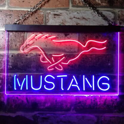 Ford Mustang Horse 2 LED Neon Sign neon sign LED