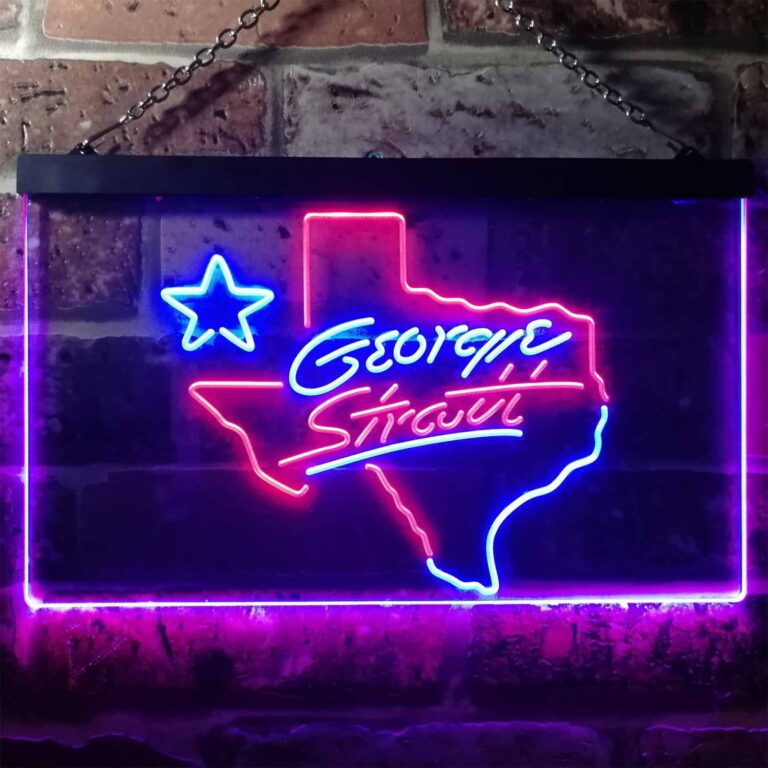 George Strait Name LED Neon Sign - neon sign - LED sign - shop - What's ...