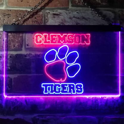 Clemson Tigers Logo LED Neon Sign neon sign LED