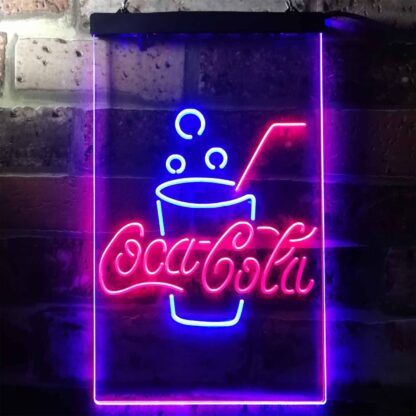 Coca-Cola Cup with Bubbles LED Neon Sign neon sign LED