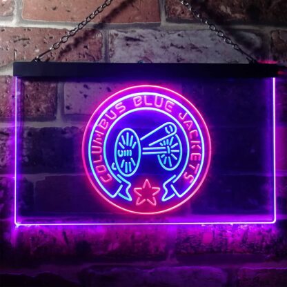 Columbus Blue Jackets Alternate LED Neon Sign neon sign LED