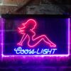 Coors Light Girl 2 LED Neon Sign