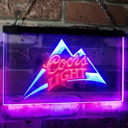 Coors Light Mountain LED Neon Sign neon sign LED