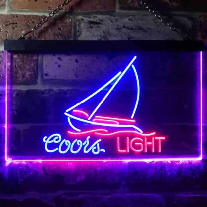 Coors Light Sailboat 2 LED Neon Sign neon sign LED