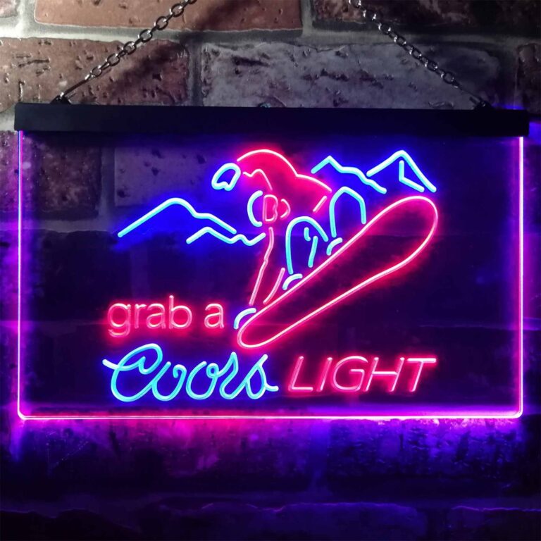 Coors Light Ski LED Neon Sign - neon sign - LED sign - shop - What's ...