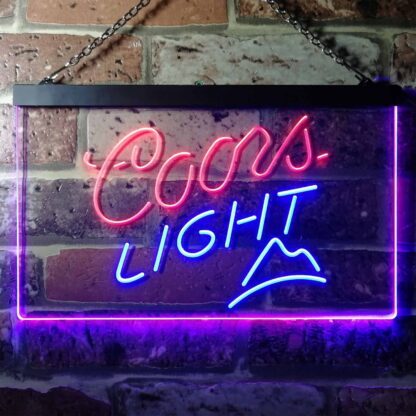 Coors Light Small Mountain LED Neon Sign neon sign LED