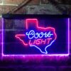 Coors Light Texas Map LED Neon Sign