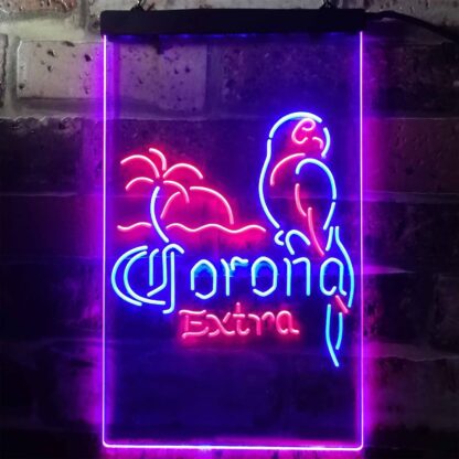 Corona Extra - Tropical Parrot 2 LED Neon Sign neon sign LED