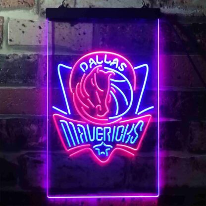 Dallas Mavericks Logo LED Neon Sign - Legacy Edition neon sign LED