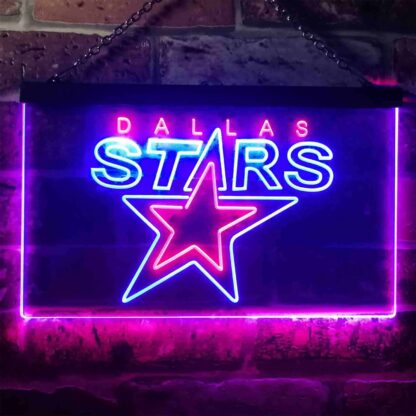 Dallas Stars Logo 2 LED Neon Sign - Legacy Edition neon sign LED