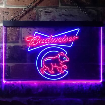 Chicago Cubs Budweiser LED Neon Sign neon sign LED