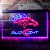 Denver Broncos Bud Light 2 LED Neon Sign