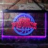 Detroit Pistons Logo LED Neon Sign