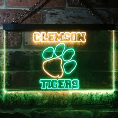 Clemson Tigers Logo LED Neon Sign neon sign LED