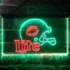 Chicago Bears Helmet Miller Lite LED Neon Sign