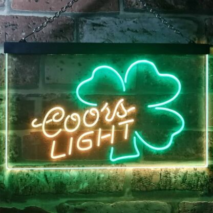 Coors Light Clover 2 LED Neon Sign neon sign LED