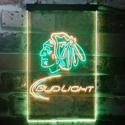 Chicago Blackhawks Bud Light LED Neon Sign neon sign LED