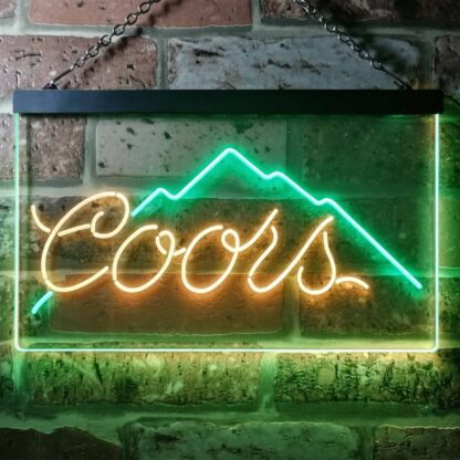 Coors Light Mountain 2 LED Neon Sign neon sign LED