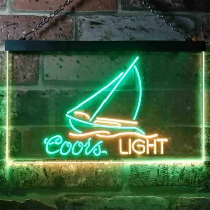 Coors Light Sailboat 2 LED Neon Sign neon sign LED