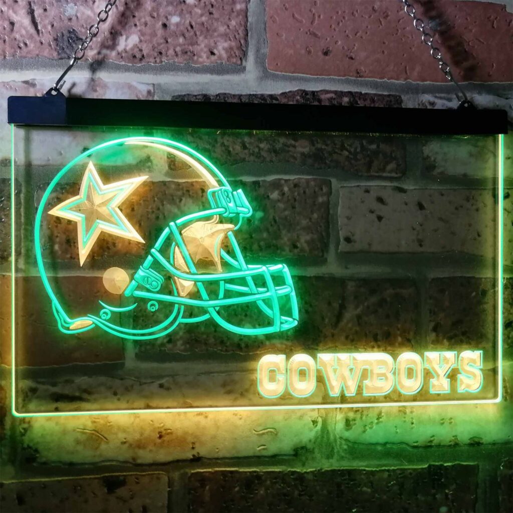 Dallas Cowboys Helmet LED Neon Sign - neon sign - LED sign - shop ...