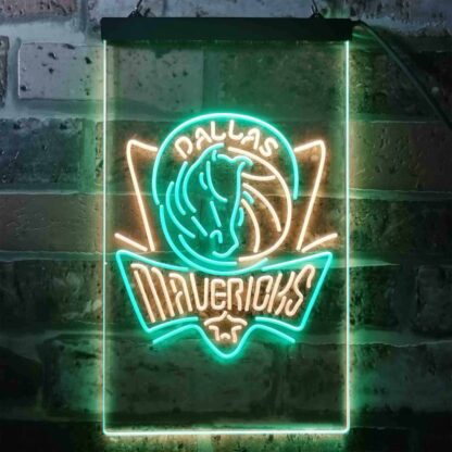 Dallas Mavericks Logo LED Neon Sign - Legacy Edition neon sign LED