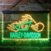 Harley Davidson Fire Bike LED Neon Sign