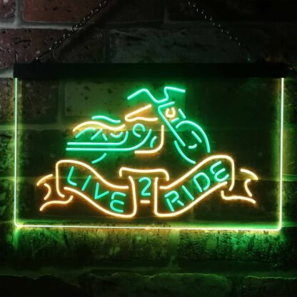 Harley Davidson Live 2 Ride Bike LED Neon Sign neon sign LED