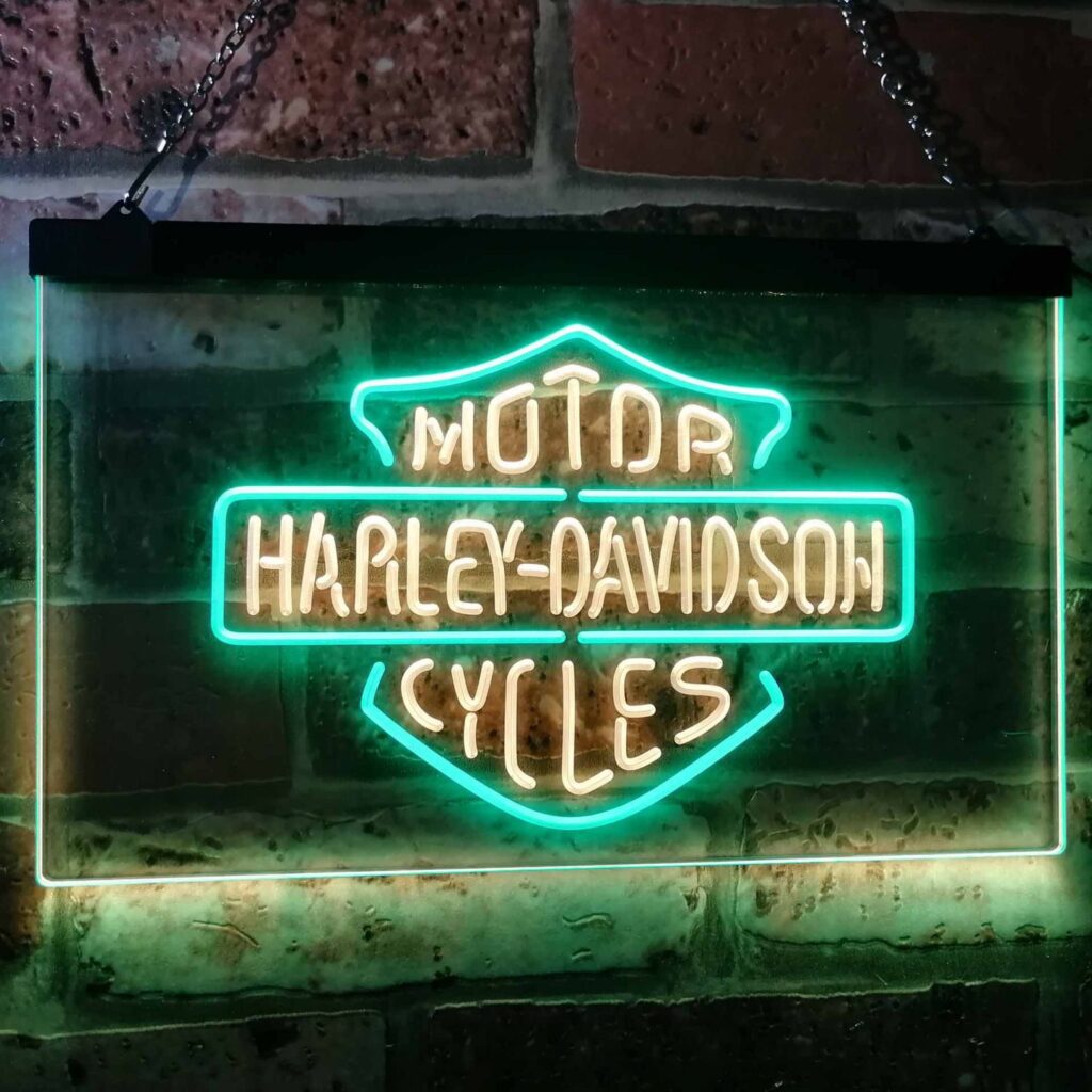 Harley Davidson Motorcycles LED Neon Sign - neon sign - LED sign - shop ...