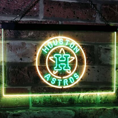 Houston Astros Logo 1 LED Neon Sign - Legacy Edition neon sign LED